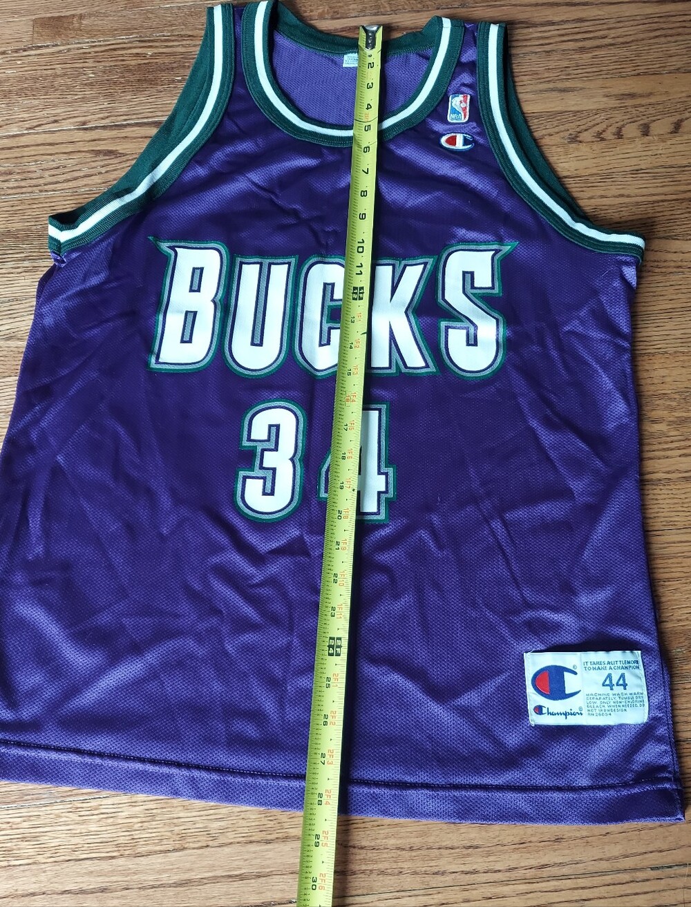 Pre-owned Vintage Champion Milwaukee Bucks Ray Allen Jersey - Picture 5 of 8